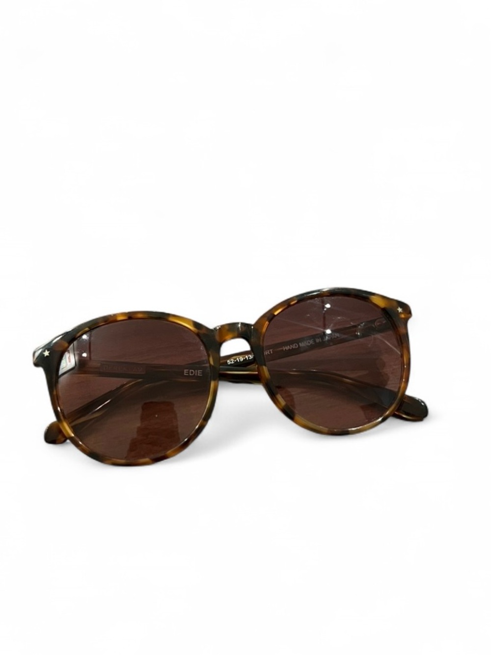 Derek Lam 10 Crosby Edie Round Brown Sunglasses